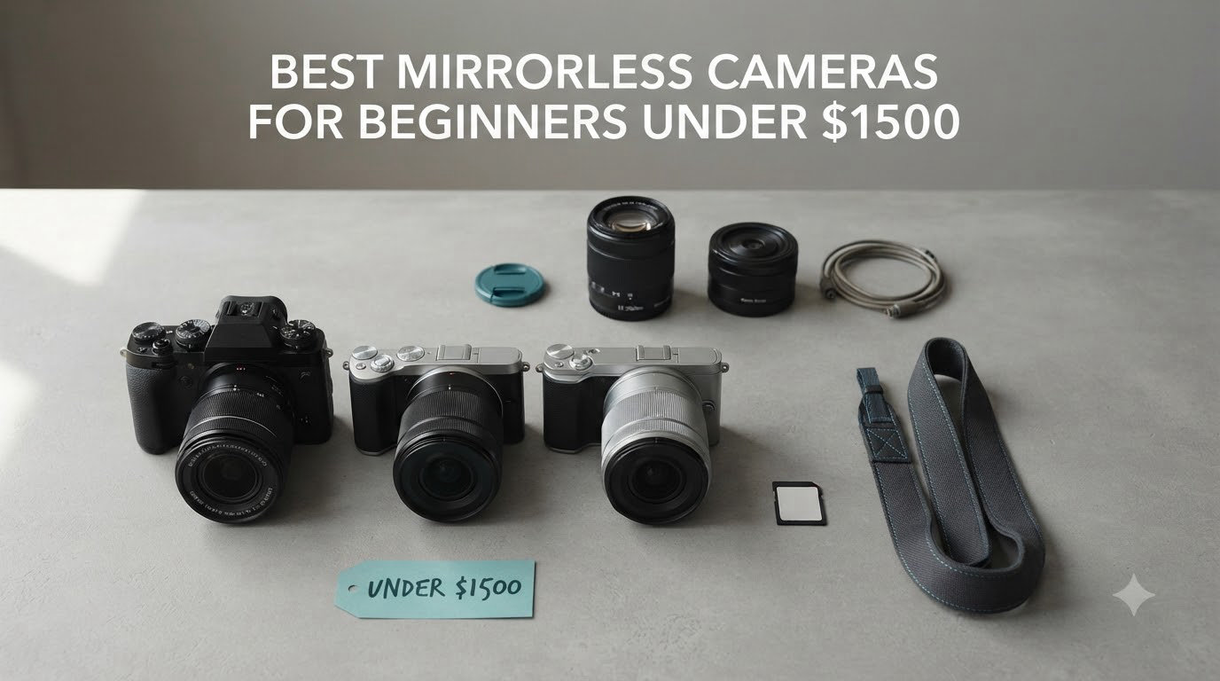 best mirrorless cameras for beginners under $1500