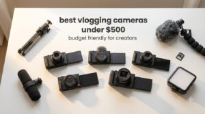 best vlogging cameras under $500 budget friendly for creators