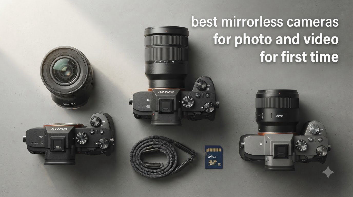 best mirrorless cameras for photo and video for first time