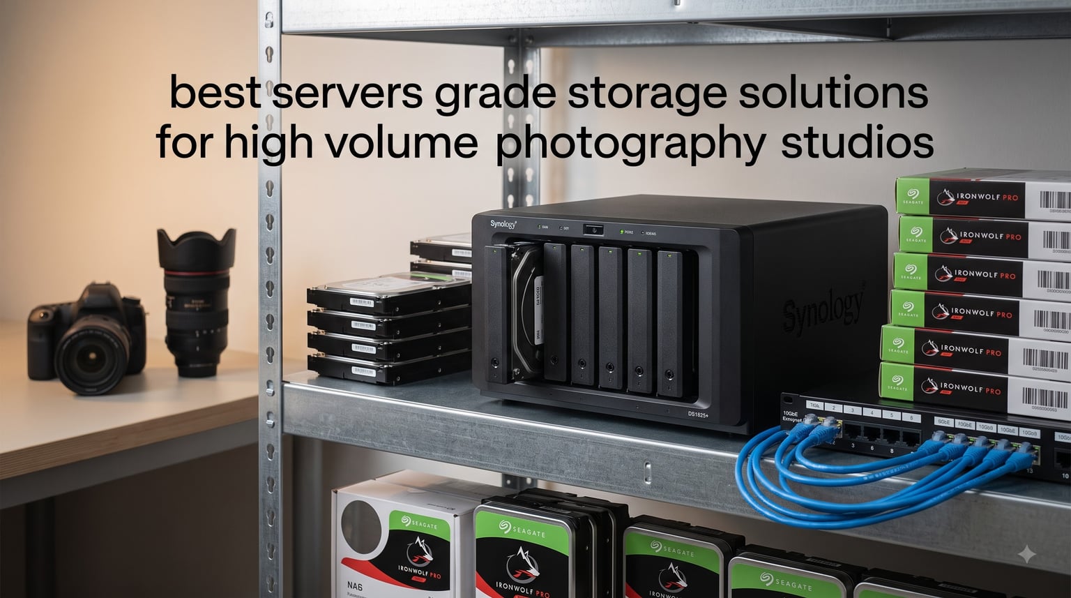 best servers grade storage solutions for high volume photography studios