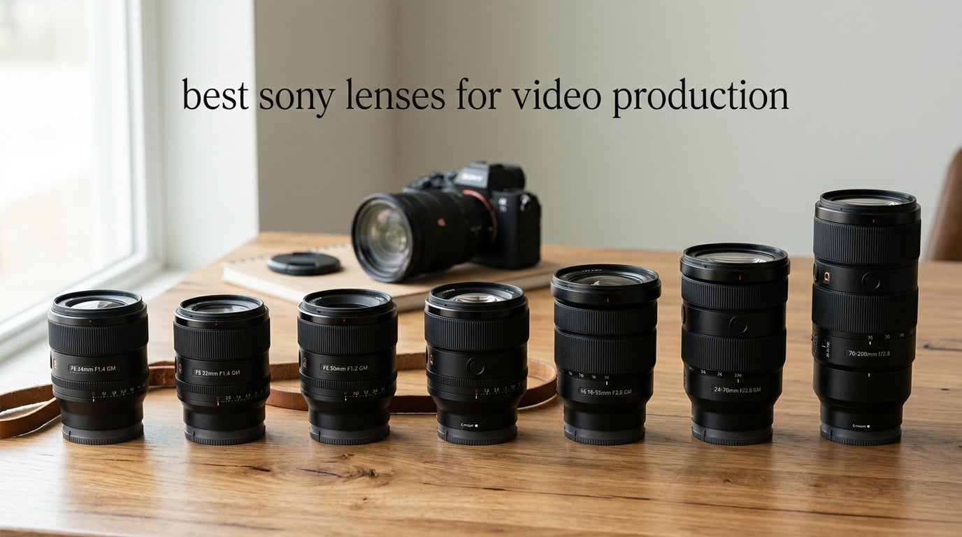 best sony lenses for video production