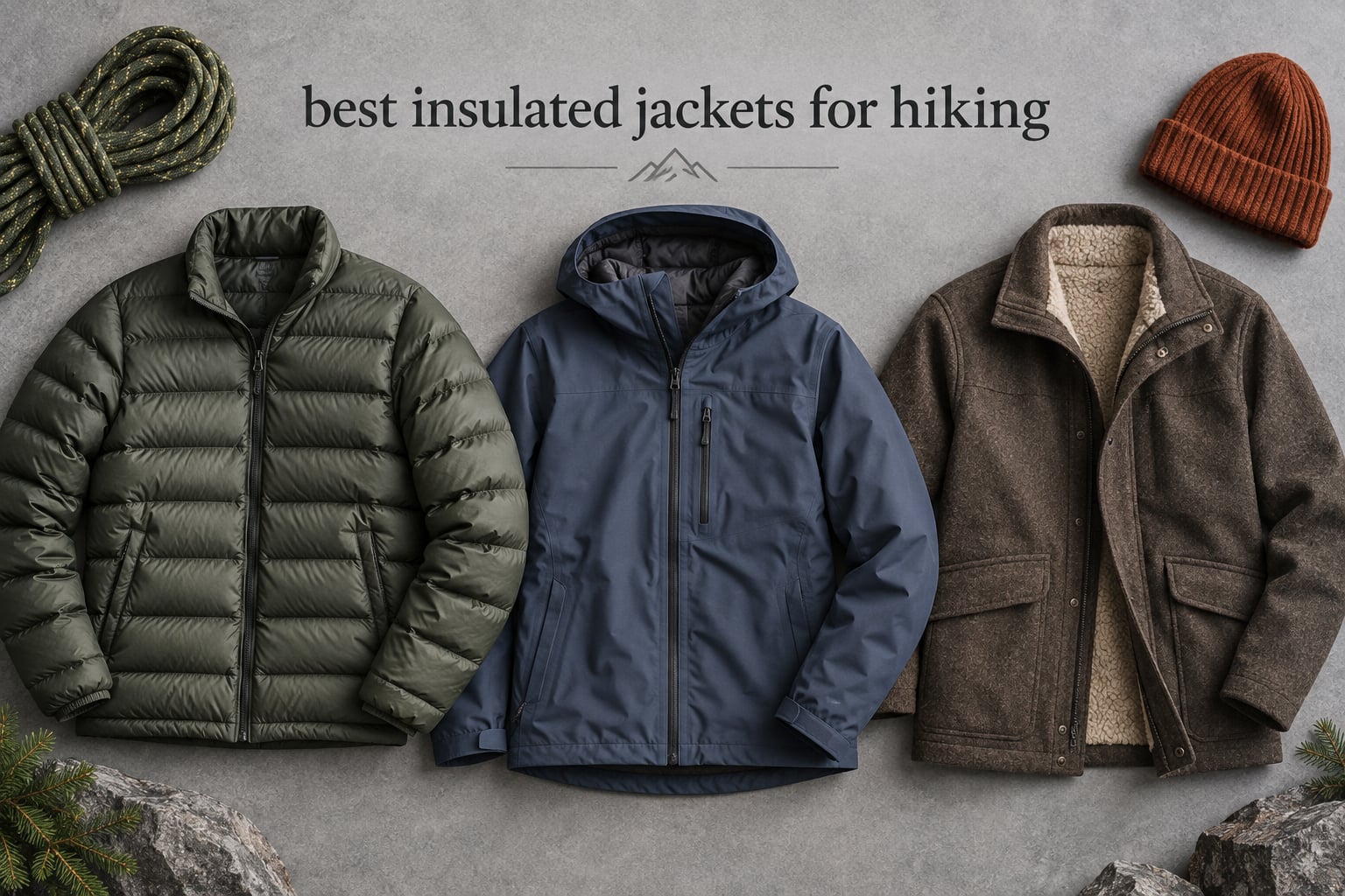 best insulated jackets for hiking