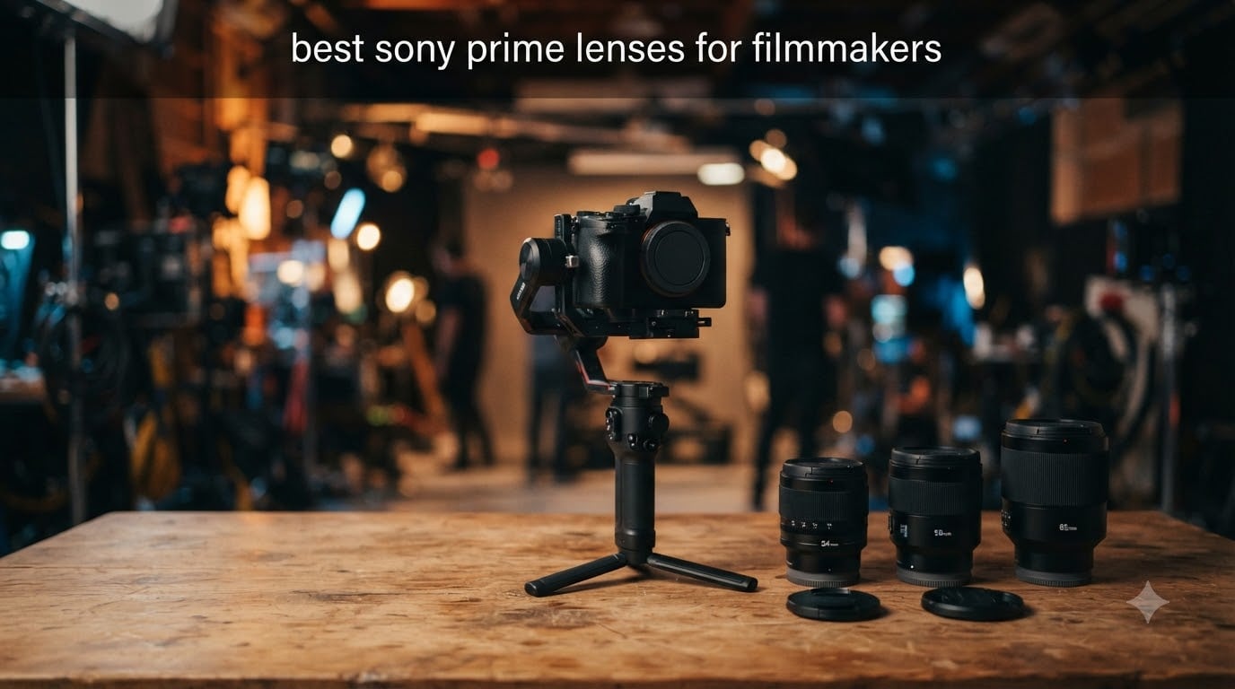 best sony prime lenses for filmmakers