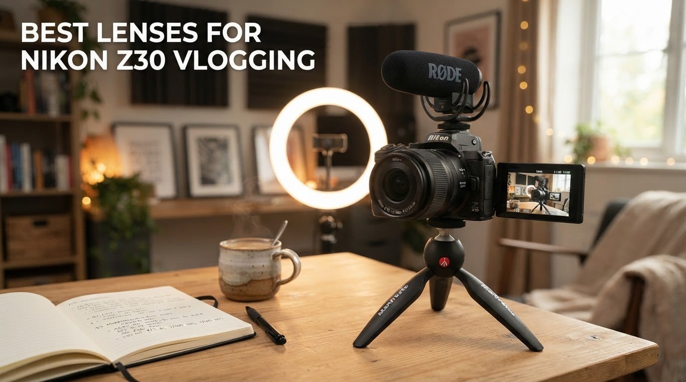 best lenses for nikon z30 vlogging