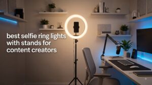 best selfie ring lights with stands for content creators