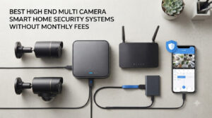 best high end multi camera smart home security systems without monthly fees