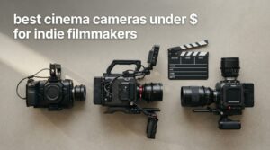 best cinema cameras under $ for indie filmmakers