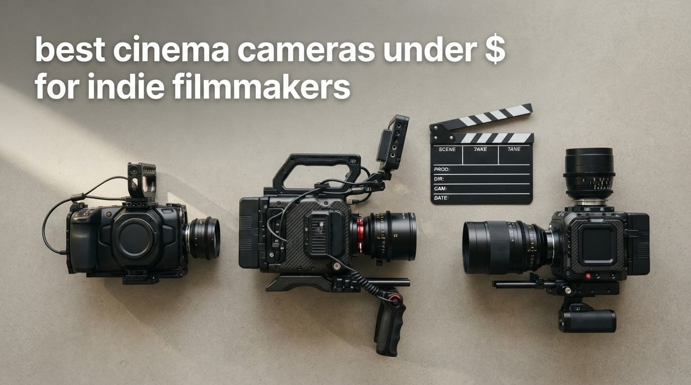best cinema cameras under $ for indie filmmakers
