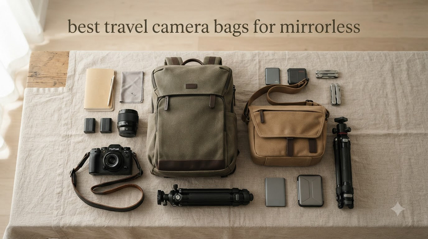 best travel camera bags for mirrorless