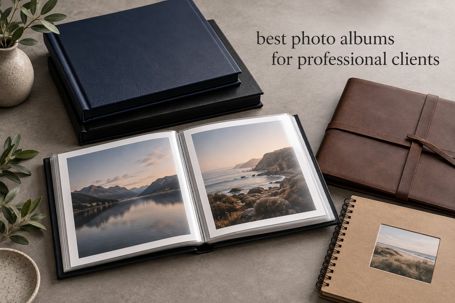 best photo albums for professional clients
