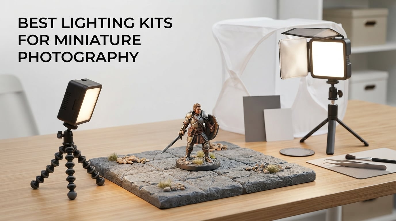 best lighting kits for miniature photography