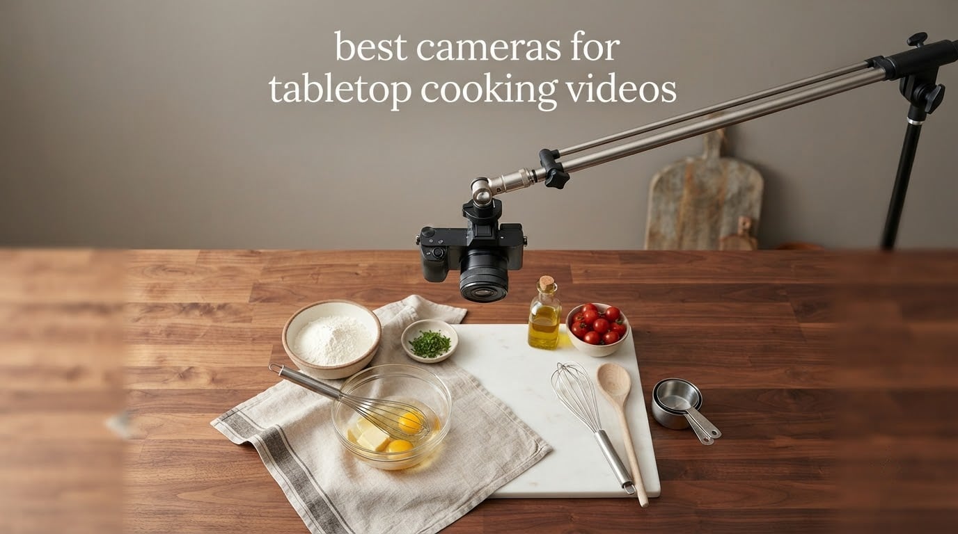 best cameras for tabletop cooking videos