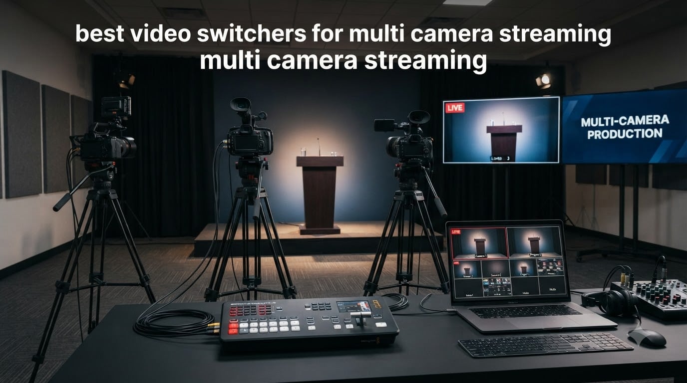 best video switchers for multi camera streaming