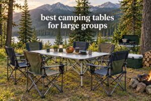 best camping tables for large groups