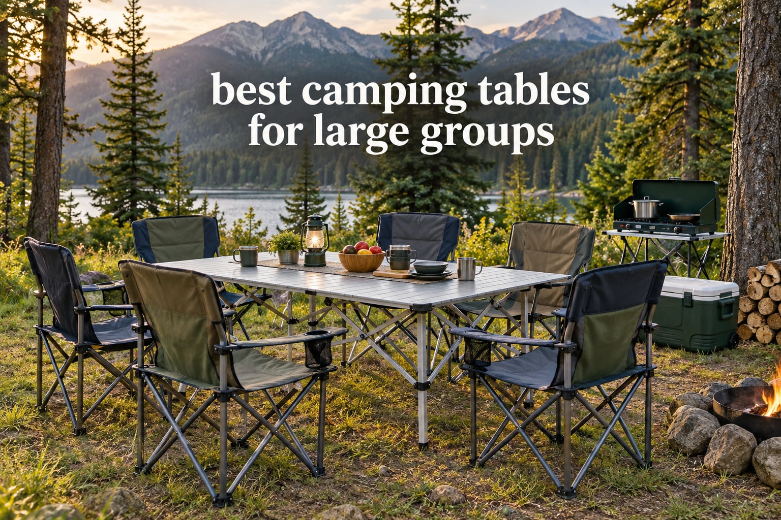 best camping tables for large groups