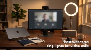 best webcams ring lights for video calls
