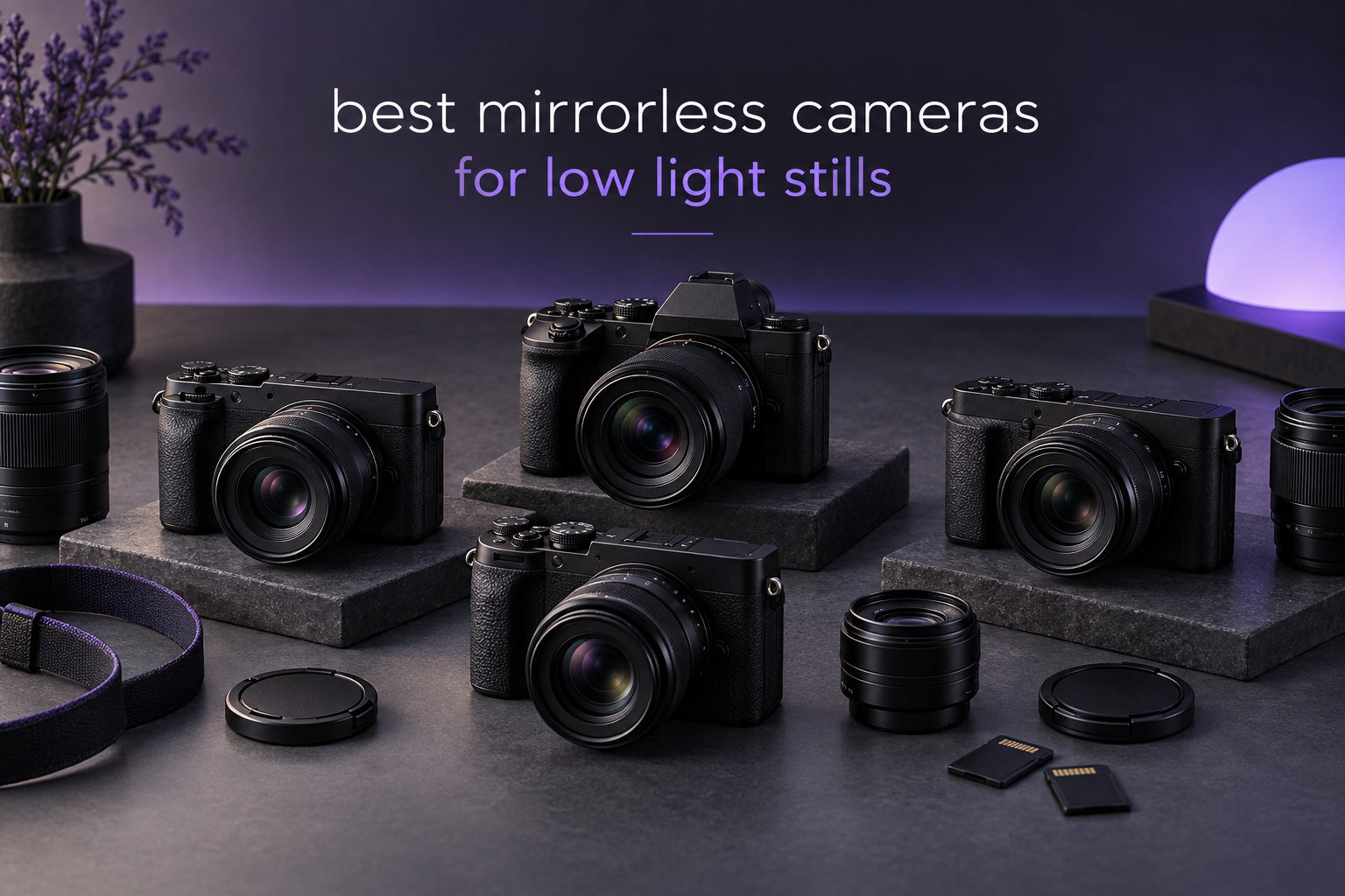 best mirrorless cameras for low light stills