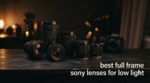 best full frame sony lenses for low light