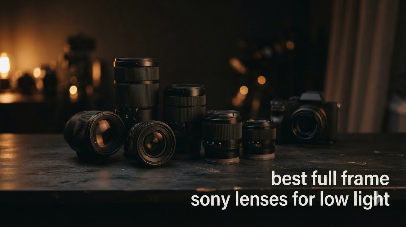 best full frame sony lenses for low light
