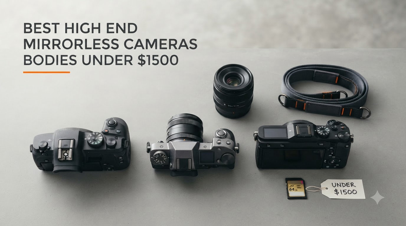 best high end mirrorless cameras bodies under $1500