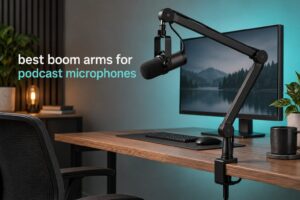 best boom arms for podcast microphones