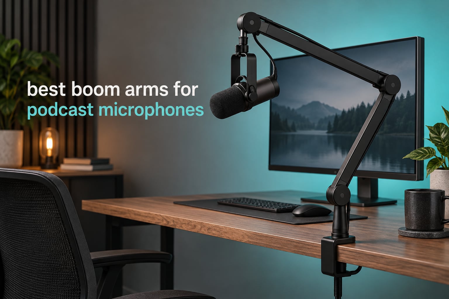best boom arms for podcast microphones