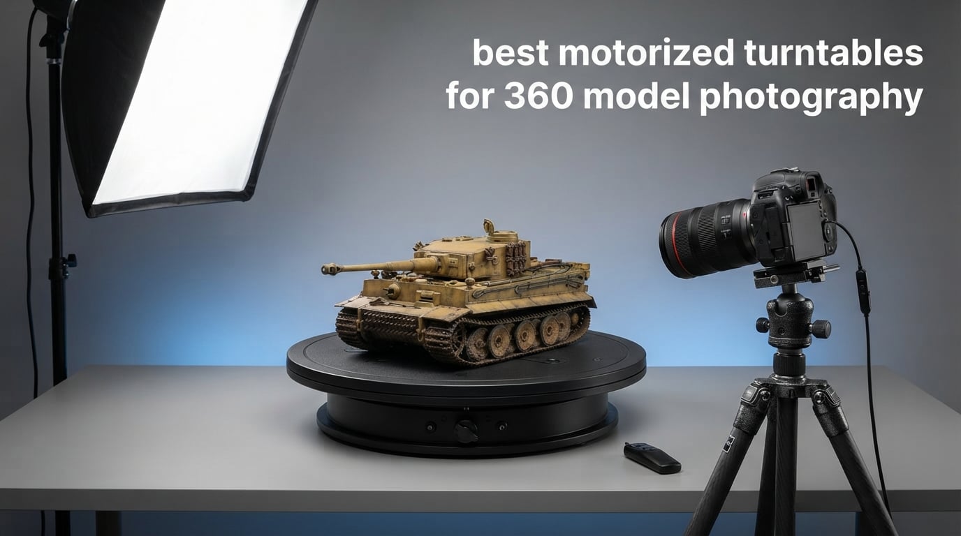 best motorized turntables for 360 model photography