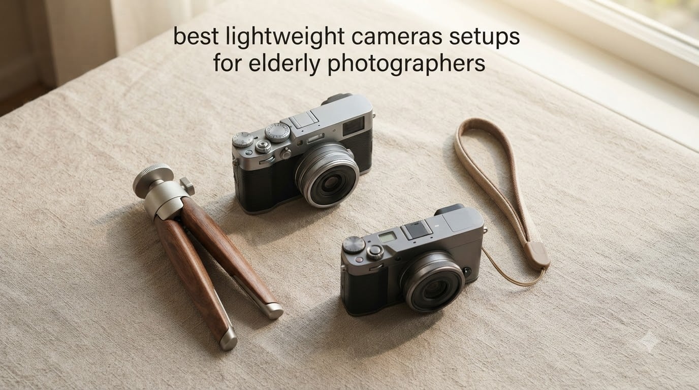 best lightweight cameras setups for elderly photographers
