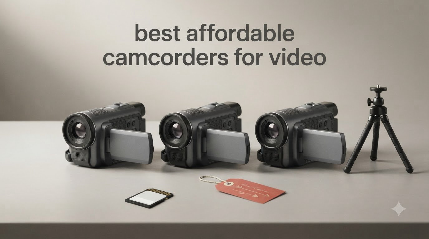 best affordable camcorders for video