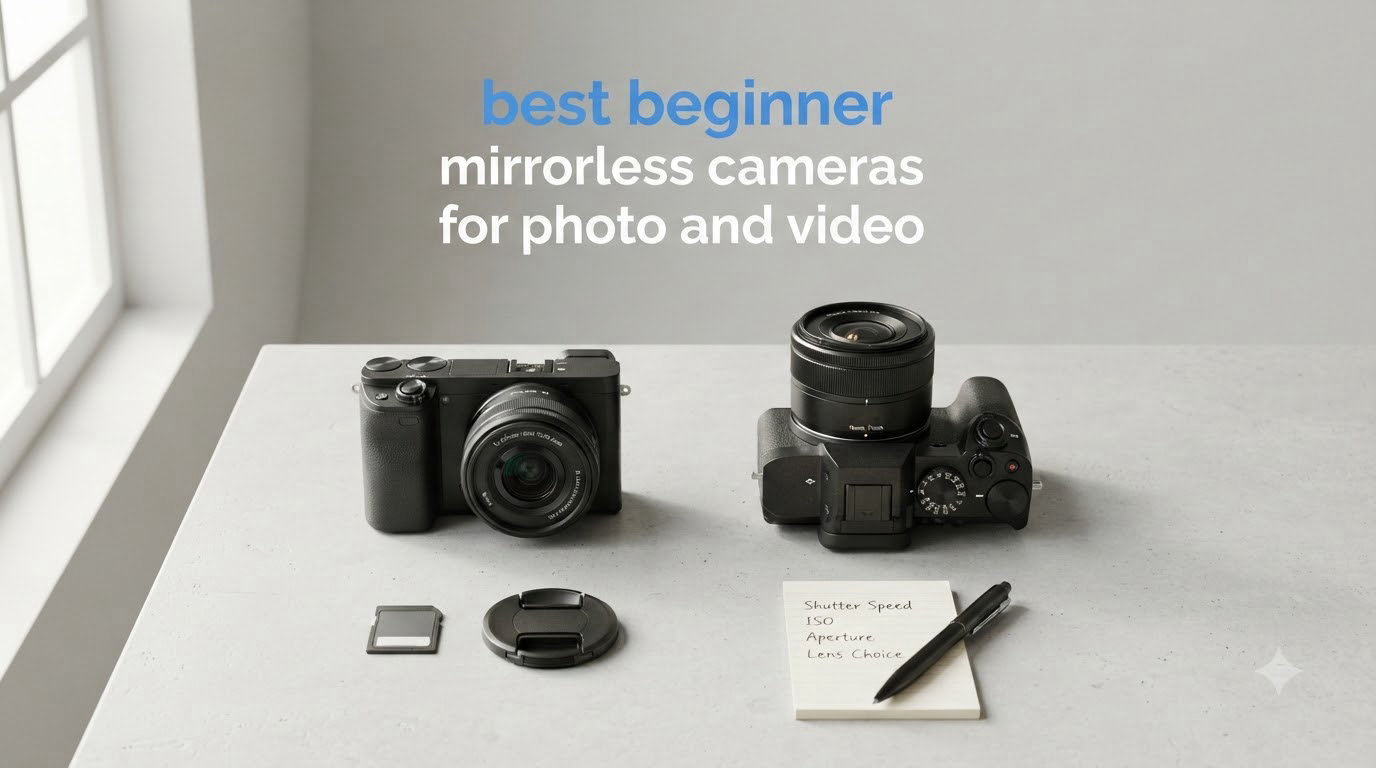 best beginner mirrorless cameras for photo and video