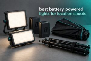 best battery powered lights for location shoots