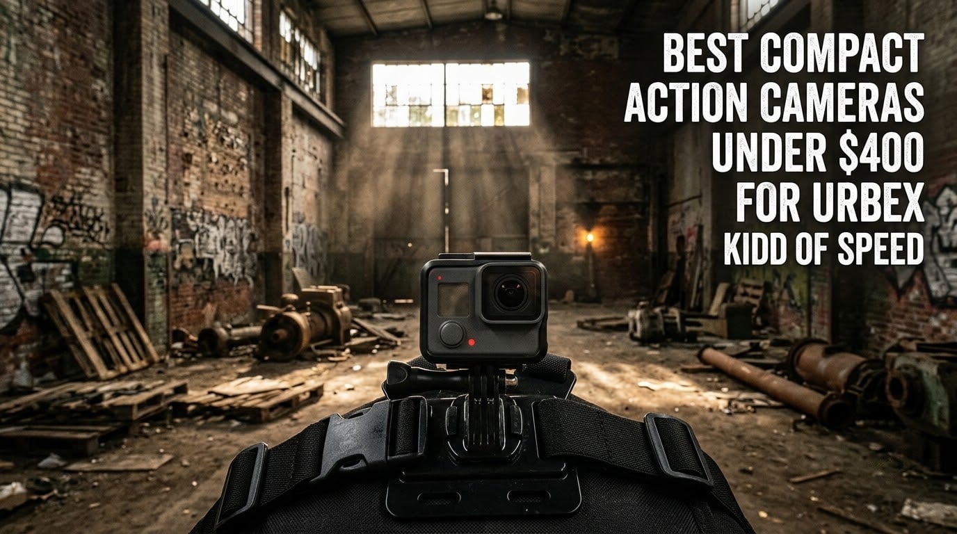 best compact action cameras under $400 for urbex kidd of speed