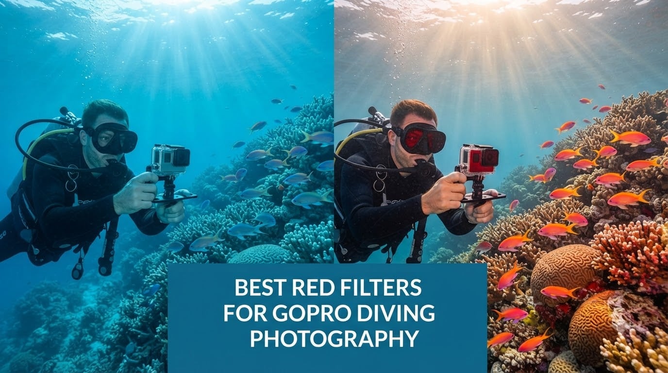 best red filters for gopro diving photography