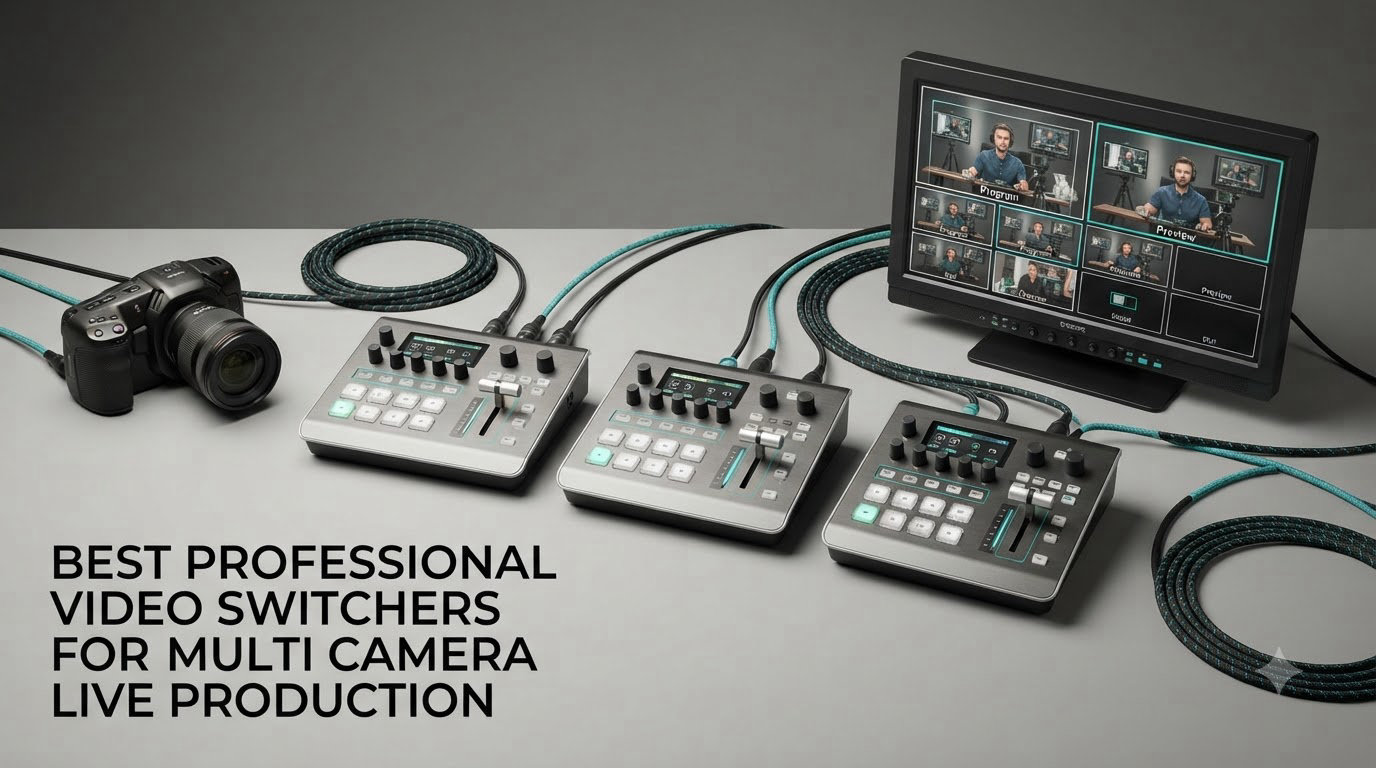 best professional video switchers for multi camera live production