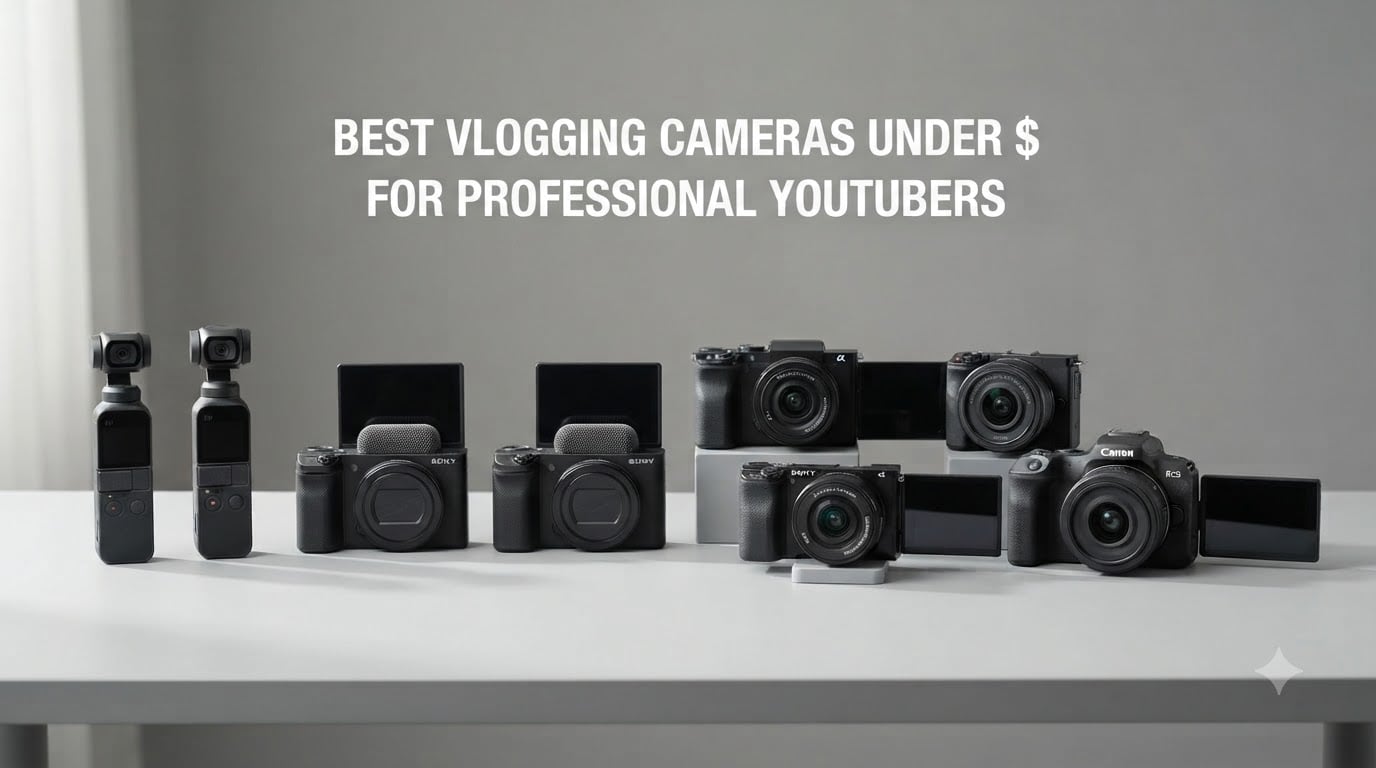 best vlogging cameras under $ for professional youtubers