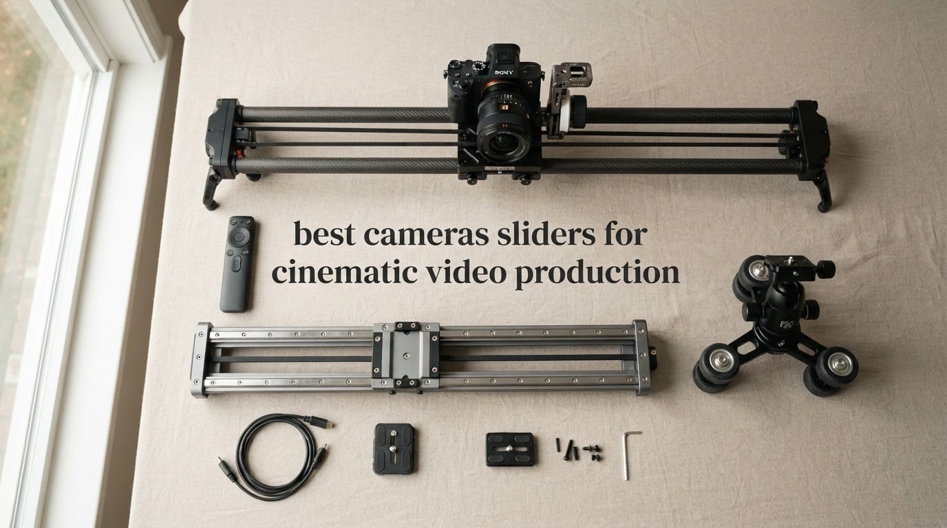 best cameras sliders for cinematic video production