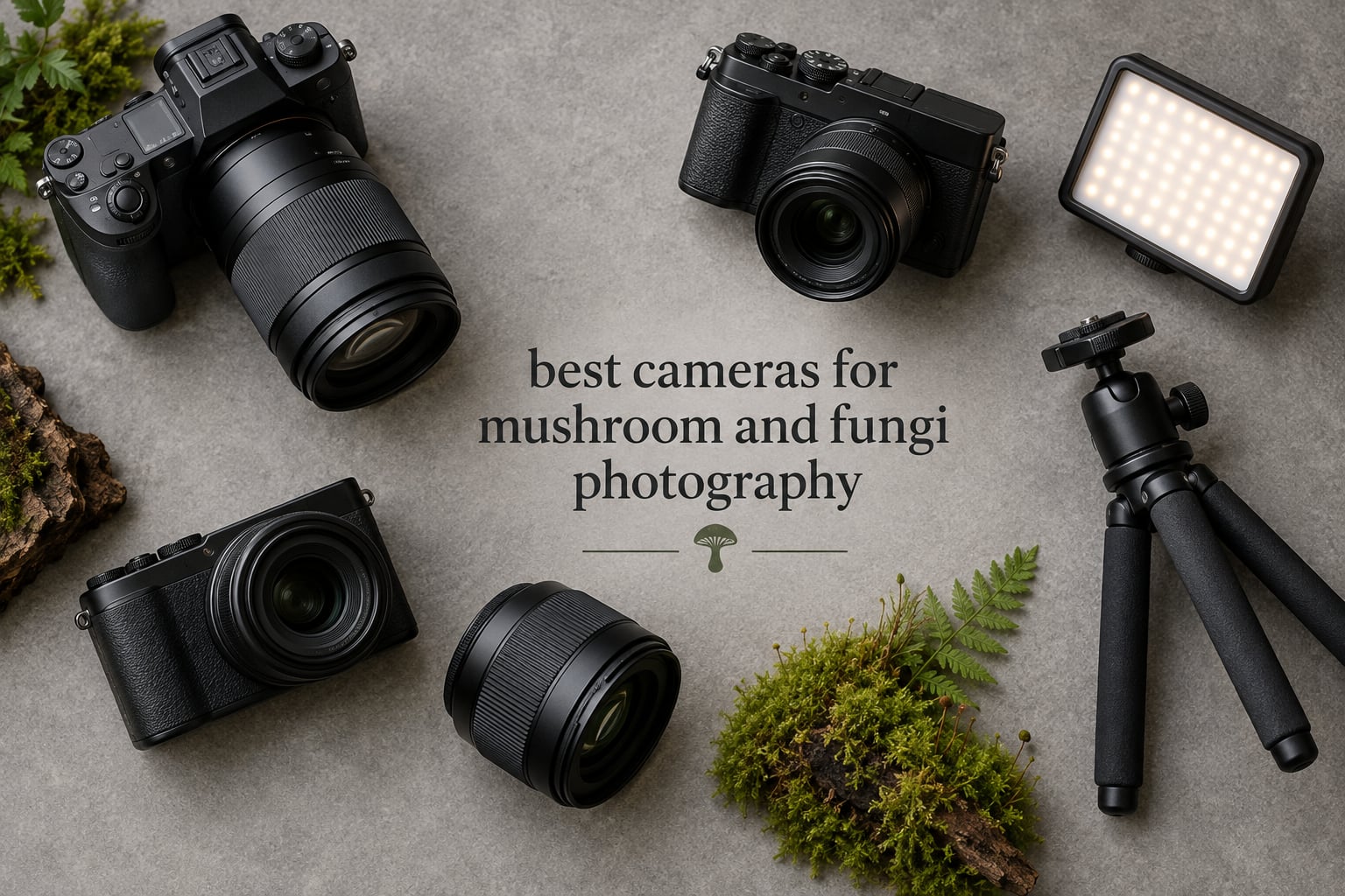 best cameras for mushroom and fungi photography