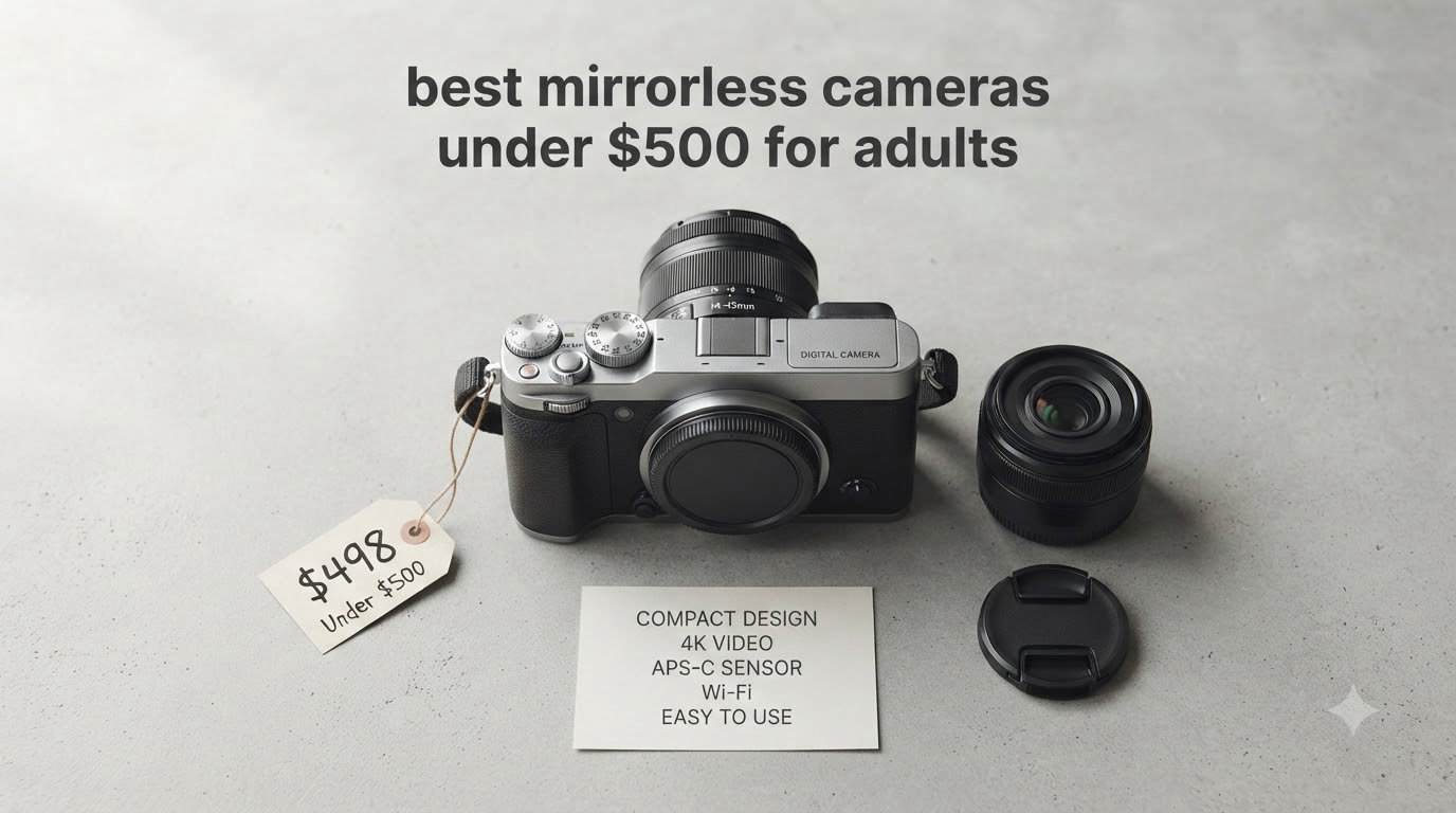 best mirrorless cameras under $500 for adults