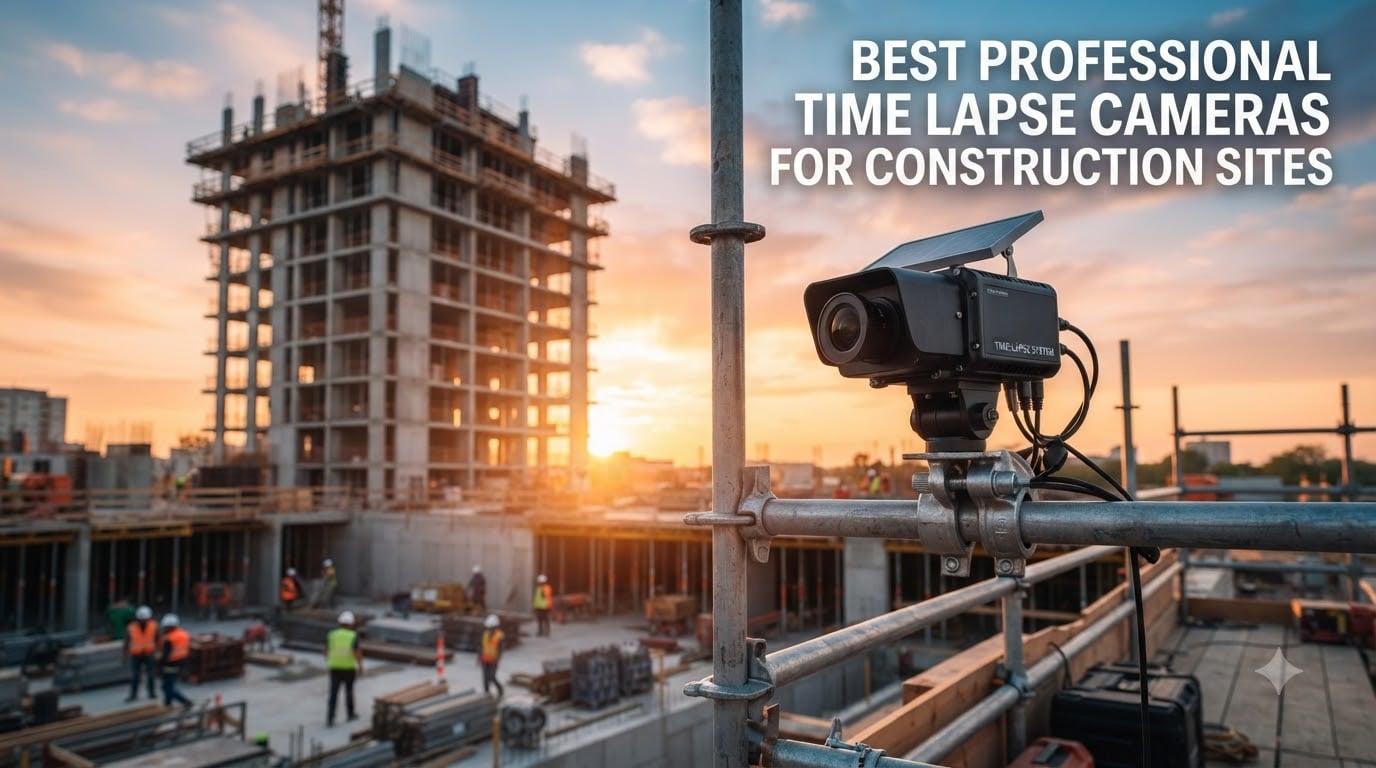 best professional time lapse cameras for construction sites
