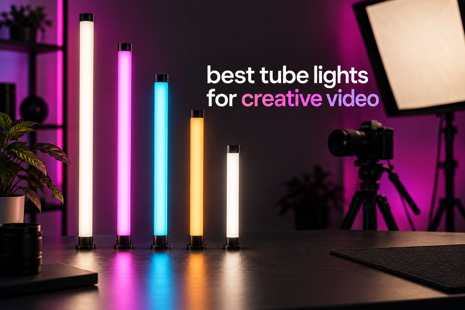 best tube lights for creative video