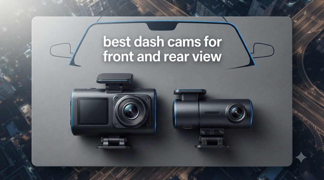 best dash cams for front and rear view