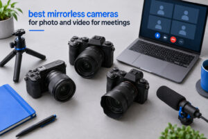 best mirrorless cameras for photo and video for meetings