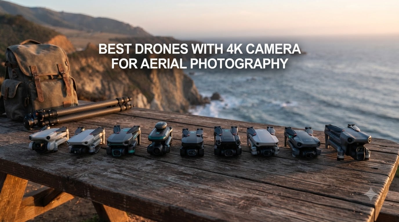 best drones with 4k camera for aerial photography