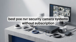 best poe nvr security camera systems without subscription