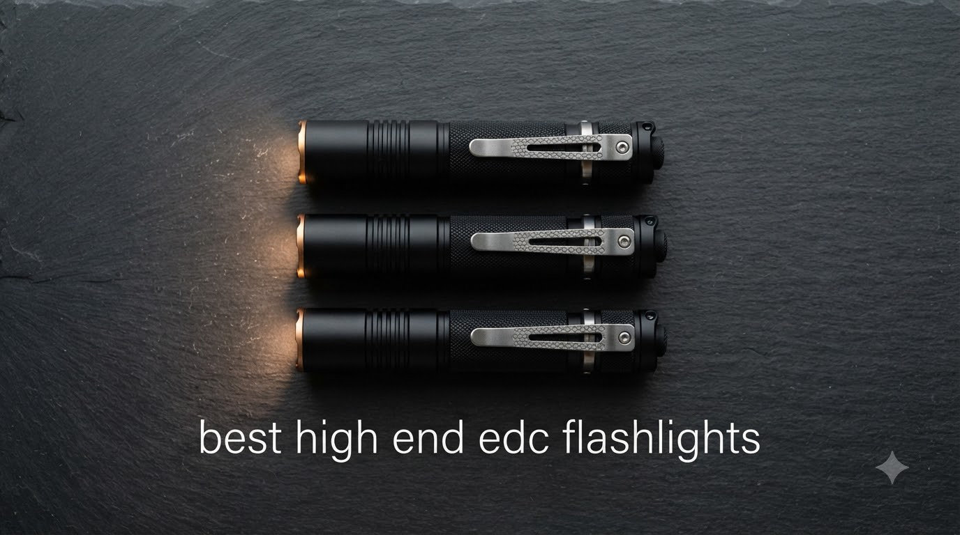best high end edc flashlights