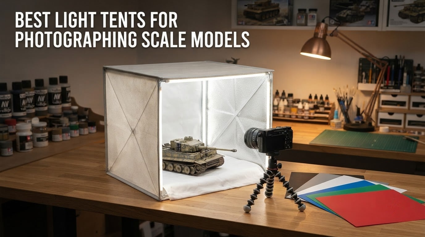 best light tents for photographing scale models