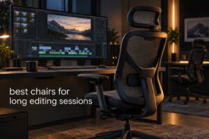 best chairs for long editing sessions