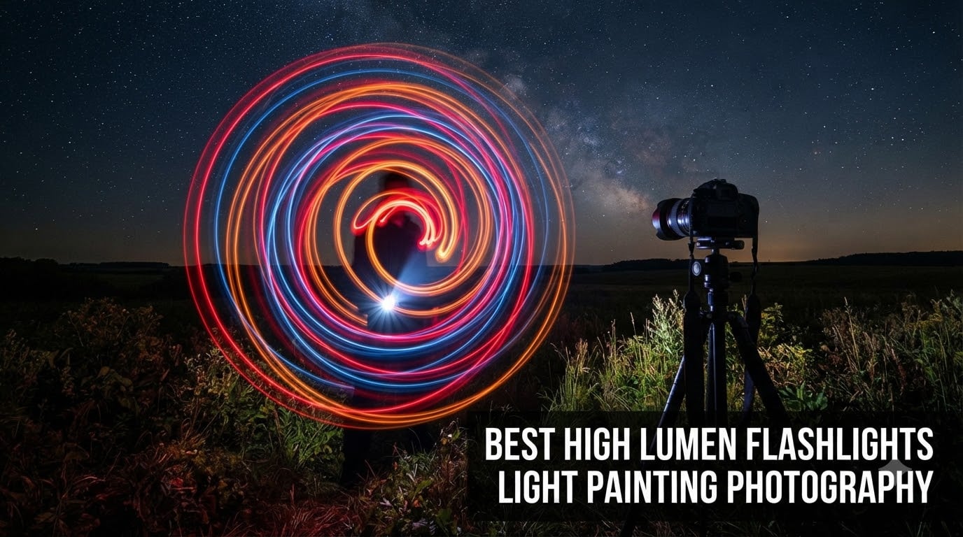 best high lumen flashlights light painting photography