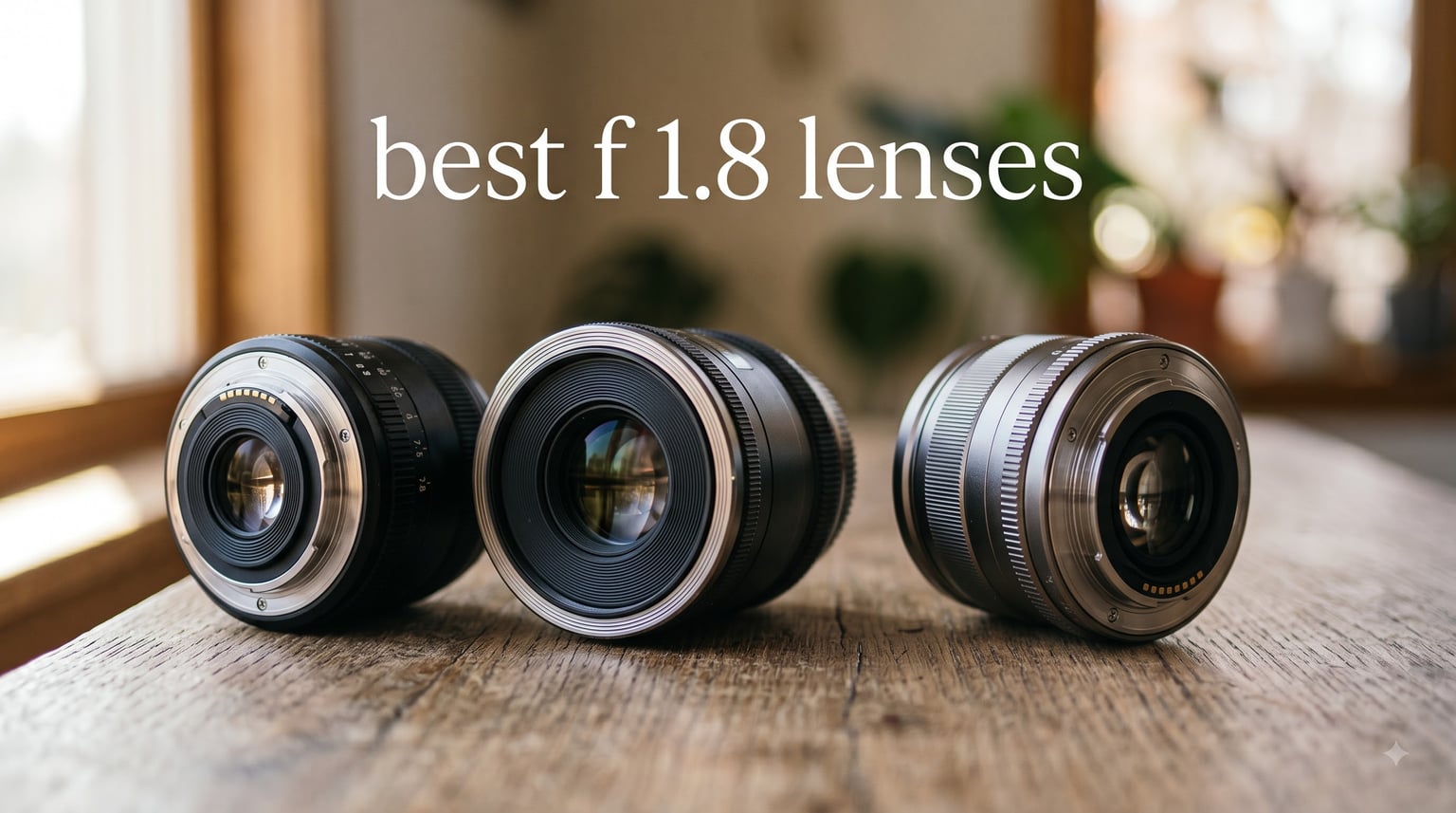 best f 1.8 lenses