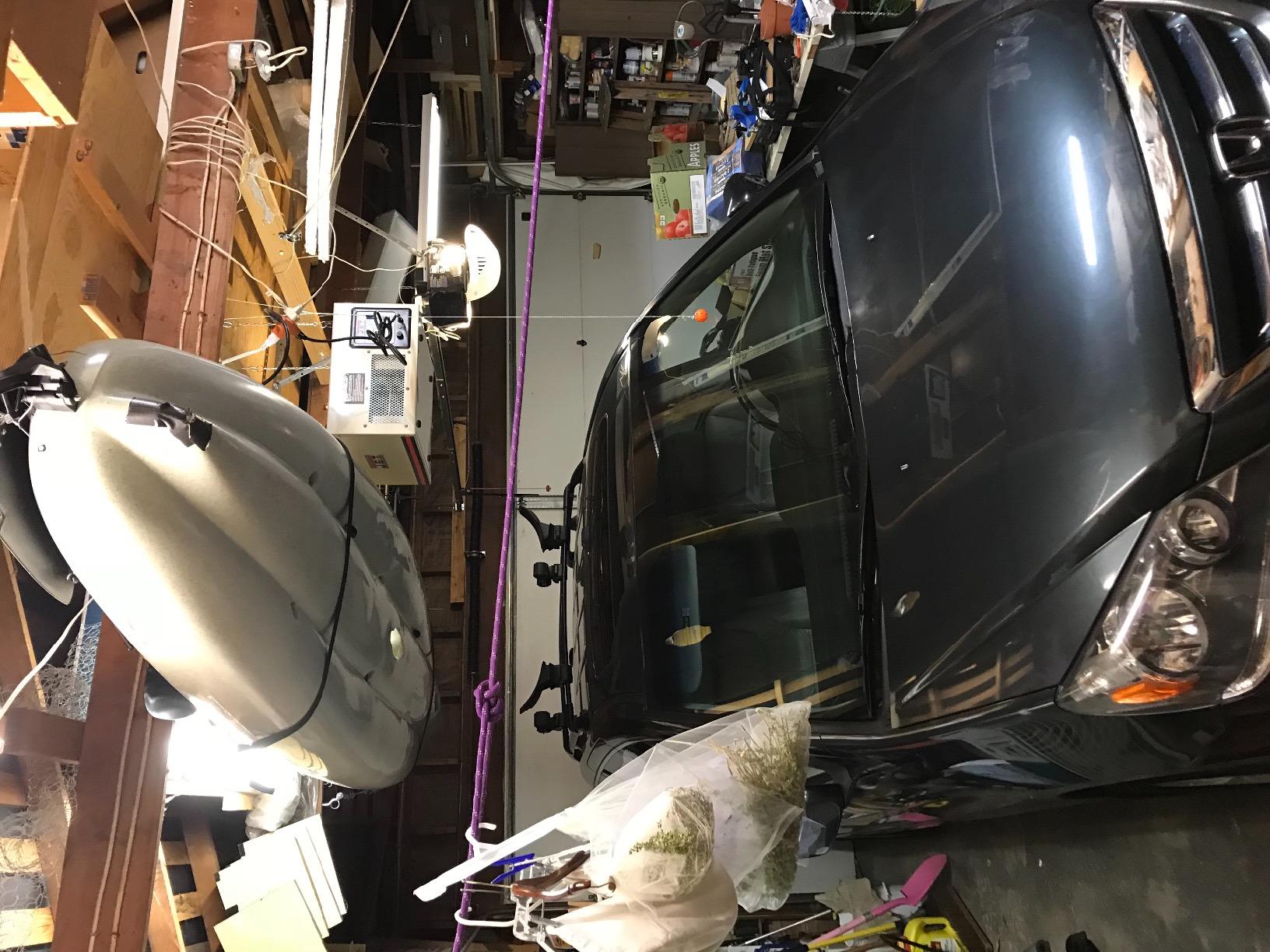 HARKEN Hoister Ceiling Mounted Garage Storage Pulley System for Cargo, Rooftop Carriers, Kayaks, Canoes, Surf, Paddle Boards, Dinghies, 145lb Max, 10ft, 7803 customer photo 2